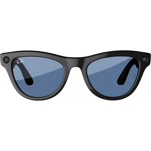 Фотохромные умные очки Ray-Ban Meta Skyler, Shiny Black / Clear / Cerulean Blue Transitions - Фото 3