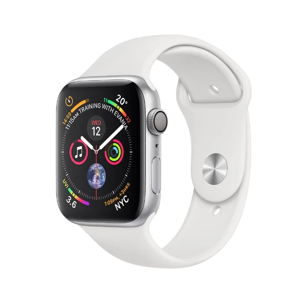 б/у Apple Watch Series 4 40mm GPS Silver Aluminum Case with White Sport Band (MU642) в Николаеве