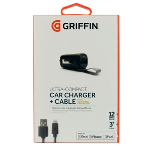 Автозарядка Griffin PowerJolt с кабелем Lightning to USB - Фото 2