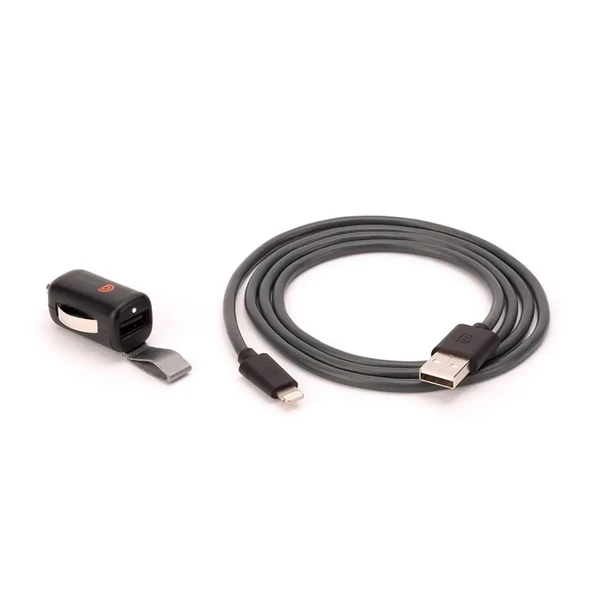 Автозарядка Griffin PowerJolt з кабелем Lightning to USB