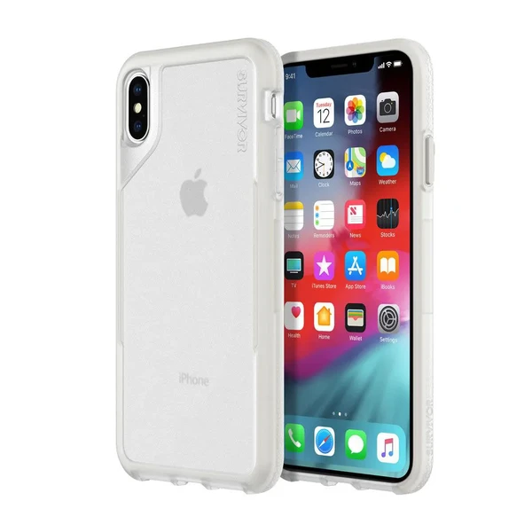 Протиударний чохол Griffin Survivor Endurance Clear | Gray для iPhone XS Max у Вінниці