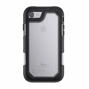 Захисний чохол Griffin Survivor Summit Black | Clear для iPhone SE 3 | SE 2 | 8 | 7