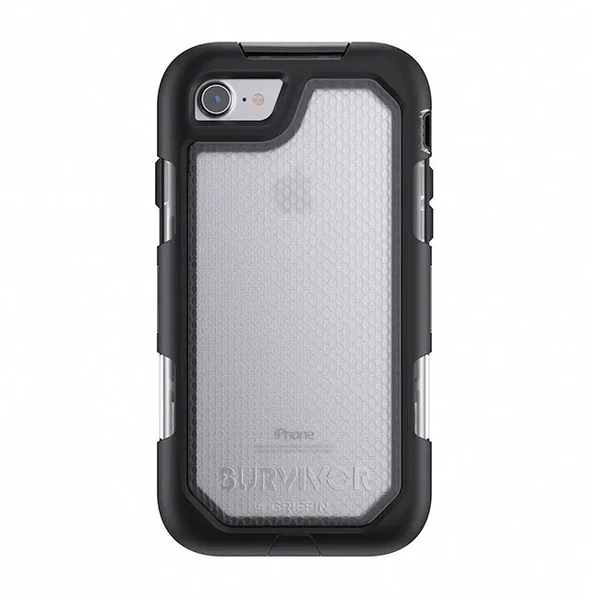 Защитный чехол Griffin Survivor Summit Black | Clear для iPhone SE 3 | SE 2 | 8 | 7