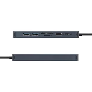 Хаб USB-C HyperDrive Next 7в1 з роз'ємами HDMI 4K, подвійним USB-A, кардридером microSD/SD, Ethernet, 100W PD для MacBook | Windows | Chromebook - Фото 6