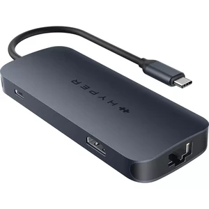 Хаб USB-C HyperDrive Next Dual 8в1 з роз'ємами HDMI 4K, подвійним USB-A, USB-C, кардридером microSD/SD, Ethernet, 140W PD для MacBook | Windows PC | Chromebook - Фото 2