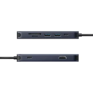 Хаб USB-C HyperDrive Next Dual 8в1 з роз'ємами HDMI 4K, подвійним USB-A, USB-C, кардридером microSD/SD, Ethernet, 140W PD для MacBook | Windows PC | Chromebook - Фото 4