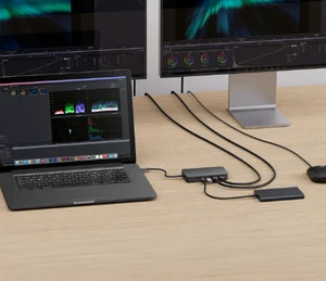 Хаб 7в1 HyperDrive Next Dual с двойным разъемом 4K HDMI, USB-A, Audio Jack, USB-C, 100W PD для MacBook Pro/Air | Windows | Chromebook - Фото 3
