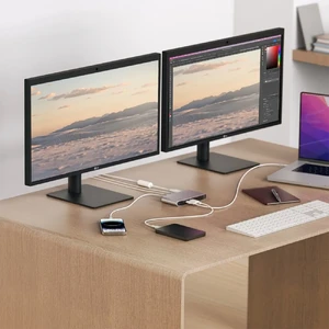 Хаб 5-в-1 Belkin Connect Thunderbolt 4 Core Hub с разъемами USB-C, USB-A для iPad | MacBook Pro/Air - Фото 6