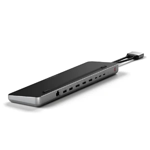 Док-станція (хаб) USB-C 10-в-1 Satechi Docking Station для MacBook з підставкою та USB-A, USB-C, 4K HDMI, Ethernet і NVMe SSD - Фото 2