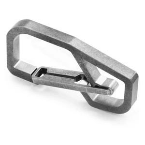 Карабін HANDGREY H4 Titanium Key Carabiner - Фото 3