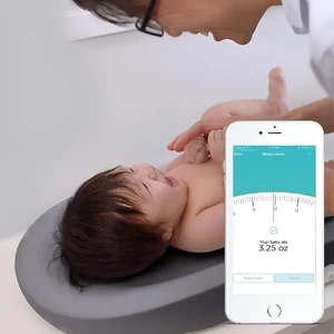 Переносний розумний пеленальний столик з вагами для немовлят | Hatch Baby Grow Smart Gray - Фото 3