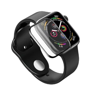 Захисне скло HOCO 3D Curved Tempered Glass Black для Apple Watch 44mm SE 2 | SE | 6 | 5 | 4