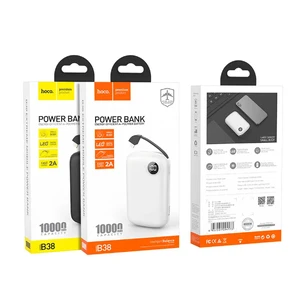 Повербанк HOCO B38 Extreme 10000mAh з кабелем Lightning - Фото 4