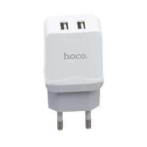 Зарядний пристрій HOCO C33A Little Superior Dual USB White