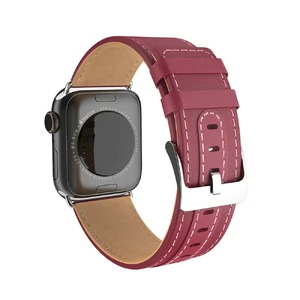 Шкіряний ремінець HOCO WB04 Duke Series Red для Apple Watch 42m | 44mm