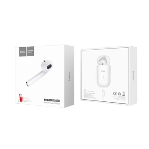 Bluetooth-гарнитура HOCO E39 Admire Sound White с зарядным кейсом - Фото 5