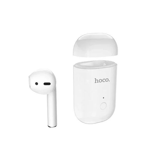 Bluetooth-гарнитура HOCO E39 Admire Sound White с зарядным кейсом в Одессе