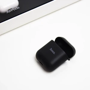 TPU чехол HOCO Soft Case Black для Apple Airpods - Фото 4