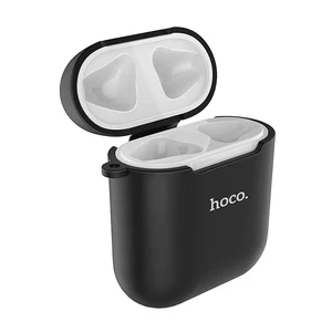 TPU чехол HOCO Soft Case Black для Apple Airpods - Фото 3