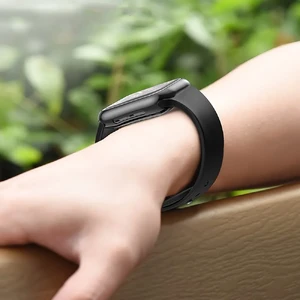 Силіконовий чохол HOCO TPU Case Black для Apple Watch 40mm SE 2 | SE | 6 | 5 | 4 - Фото 3