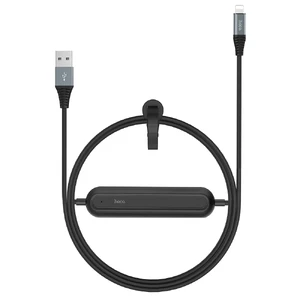 Кабель с аккумулятором HOCO U22 Black USB to Lightning 1.2m