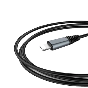 Кабель з акумулятором HOCO U22 Black USB to Lightning 1.2m - Фото 3
