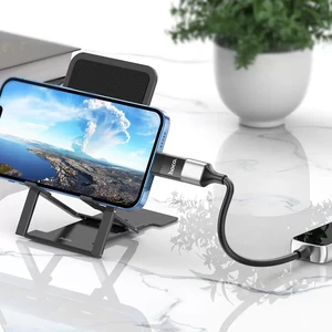 Адаптер (переходник) для iPhone Lightning to USB 2.0 | HOCO OTG Black - Фото 7