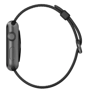 Ремешок HOCO Woven Nylon Black для Apple Watch 41mm | 40mm | 38mm - Фото 2