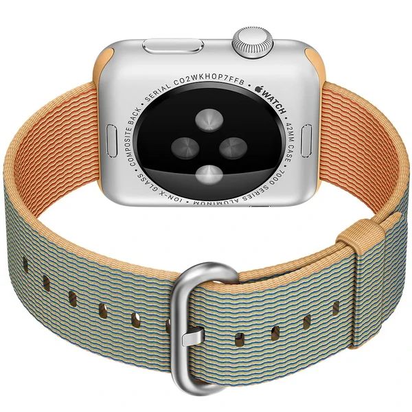 Ремінець HOCO Woven Nylon Gold | Royal Blue для Apple Watch 41mm | 40mm | 38mm
