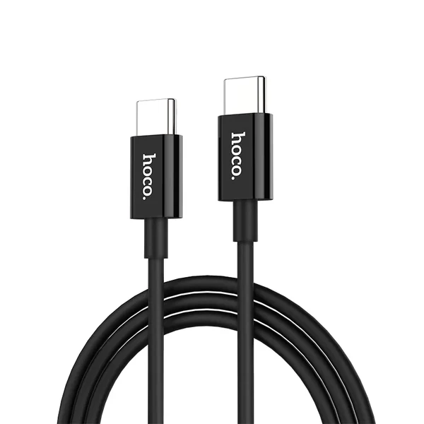 Кабель HOCO X23 Skilled Black USB Type-C to USB Type-C 1m