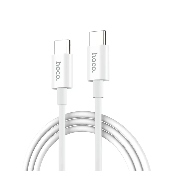 Кабель HOCO X23 Skilled White USB Type-C to USB Type-C 1m