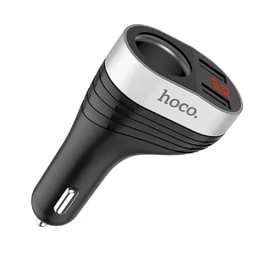 Автозарядка с дисплеем HOCO Z29 Regal Dual USB - Фото 2