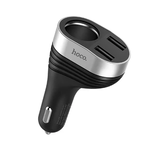 Автозарядка с дисплеем HOCO Z29 Regal Dual USB - Фото 3
