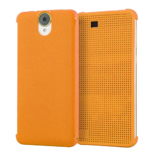 Чохол HTC Dot View Premium Orange для HTC One E9 + Plus