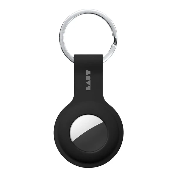Силіконовий брелок з кільцем LAUT HUEX TAG Black для AirTag у Броварах