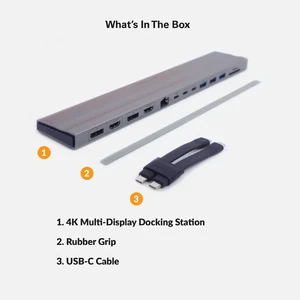 Хаб HyperDrive 4K Multi-Display Docking Station для MacBook 13 | 14 - Фото 4