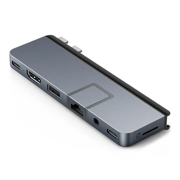 Хаб HyperDrive DUO PRO 7-in-2 USB-C Hub Space Gray для MacBook Pro