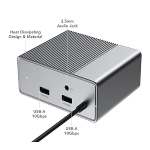 Хаб HyperDrive GEN2 10-in-1 USB-C Docking Station для MacBook - Фото 5