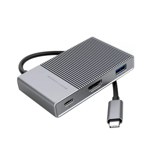 Хаб (адаптер) HyperDrive 6-in-1 USB-C PD Hub GEN2 4K60Hz HDR HDMI для MacBook | iPad