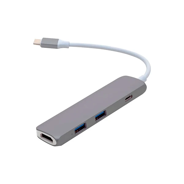 Хаб (адаптер) HyperDrive USB-C 4-in-1 4K HDMI Hub для MacBook | iPad Space Grey
