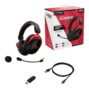 Беспроводные наушники HyperX Cloud II Wireless Black-Red - Фото 7