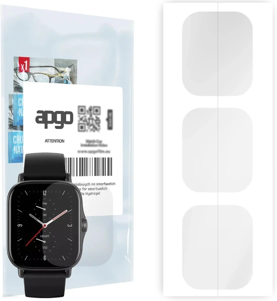 Гідрогелева захисна плівка iLoungeMax Hydrogel Clear для Amazfit GTS