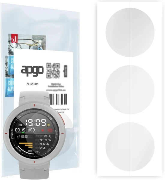 Гидрогелевая защитная пленка iLoungeMax Hydrogel Clear для Amazfit Verge 2