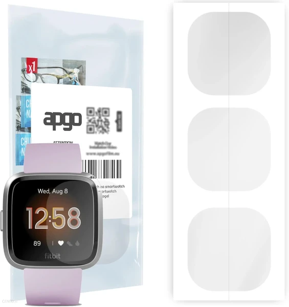 Гидрогелевая защитная пленка iLoungeMax Hydrogel Clear для Fitbit Versa 3 (4 шт.)