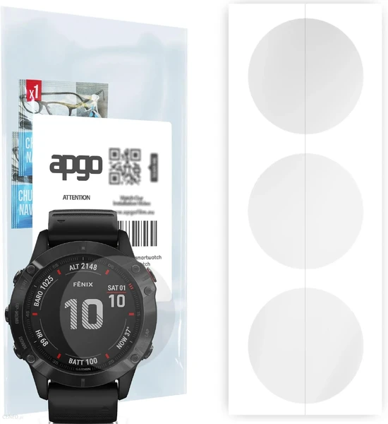 Гидрогелевая защитная пленка iLoungeMax Hydrogel Clear для Garmin Fenix 6X в Кривом Роге