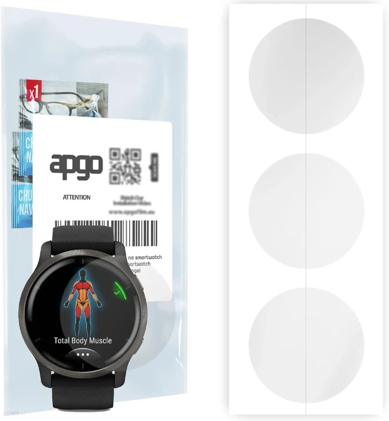 Гідрогелева захисна плівка iLoungeMax Hydrogel Clear для Garmin Venu 2