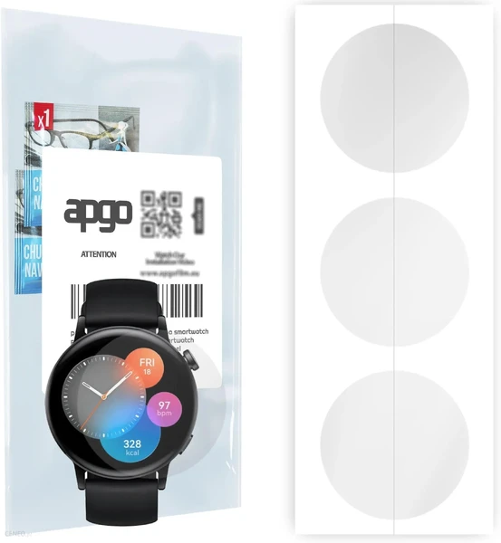 Гидрогелевая защитная пленка iLoungeMax Hydrogel Clear для Huawei Watch Fit