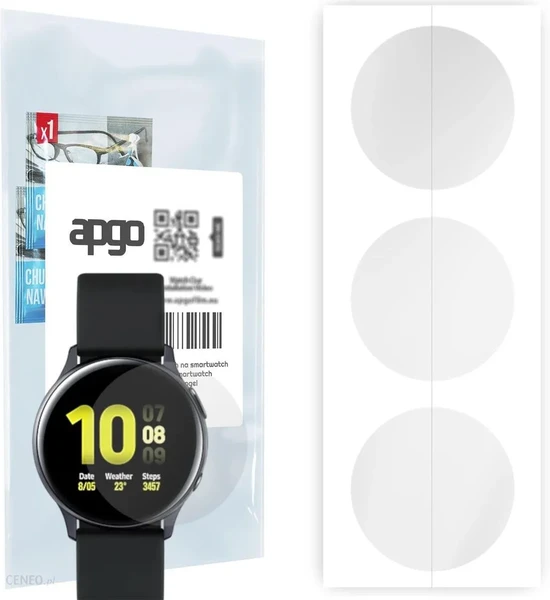 Гидрогелевая защитная пленка iLoungeMax Hydrogel Clear для Samsung Galaxy Watch Active 2 40mm