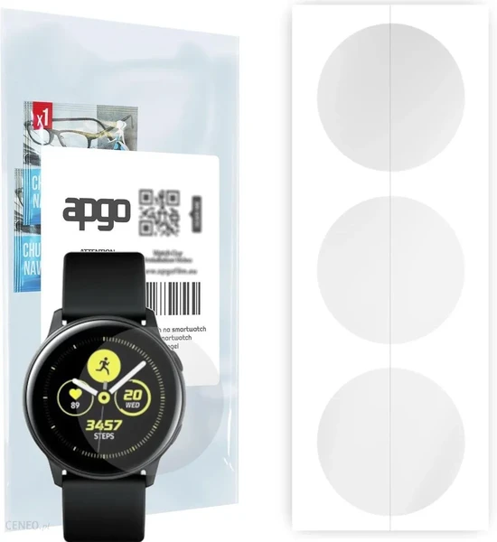 Гідрогелева захисна плівка iLoungeMax Hydrogel Clear для Samsung Galaxy Watch Active у Дніпрі