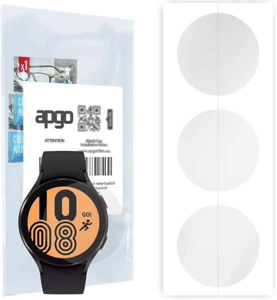 Гидрогелевая защитная пленка iLoungeMax Hydrogel Clear для Samsung Galaxy Watch 4 44mm